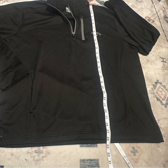 Callaway Black Quarter-Zip Pullover size XL - Picture 4 of 8